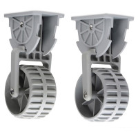 Колёса для надувной лодки (пластик)